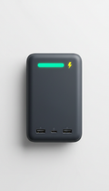 Portable power bank with rapid charging