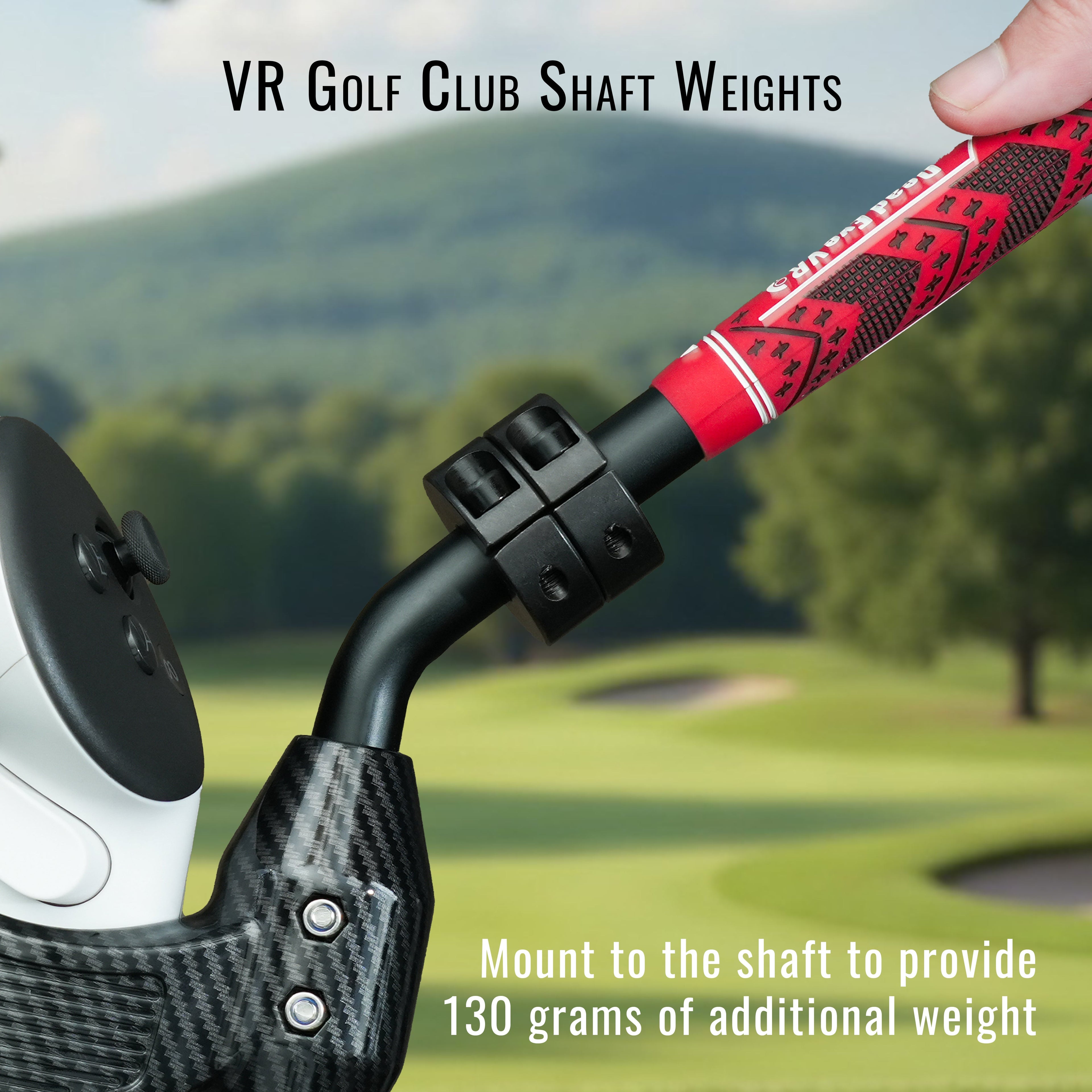 DriVR Ace - VR Golf Club Handle Accessory - Compatible with Quest 3/3s and Pro - Electrifick Wants
