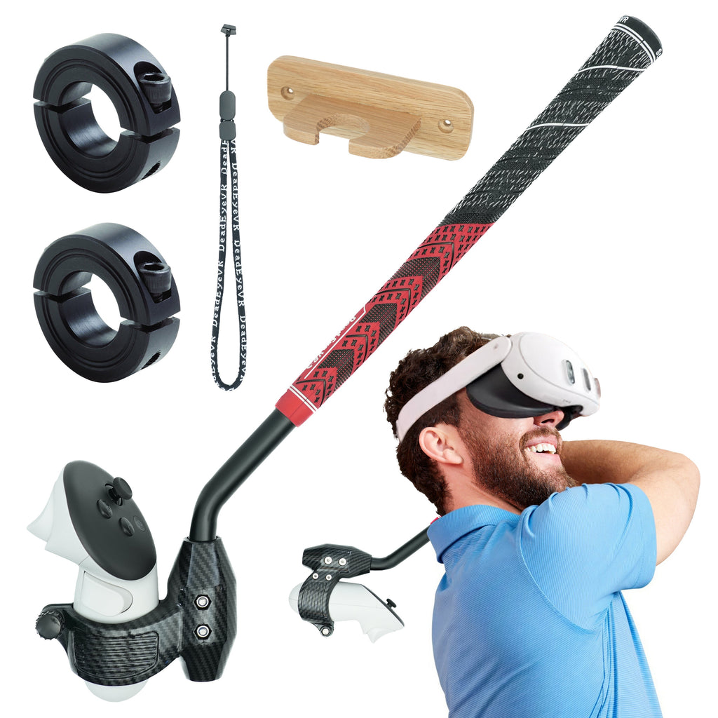 DriVR Ace - VR Golf Club Handle Accessory - Compatible with Quest 3/3s and Pro - Electrifick Wants
