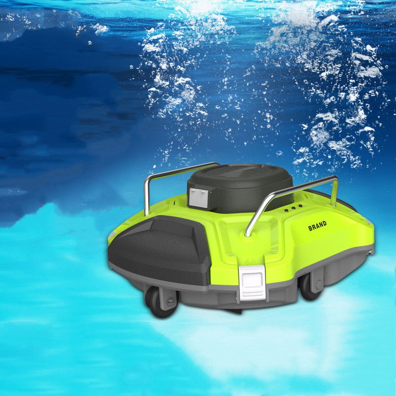 Ofuzzi Cyber 1000 H1 Cordless Robotic Pool Cleaner - Lime Green & Silver | Automatic Above-Ground Pool Vacuum, 90-Min Runtime, Self-Parking Tech - Electrifick Wants