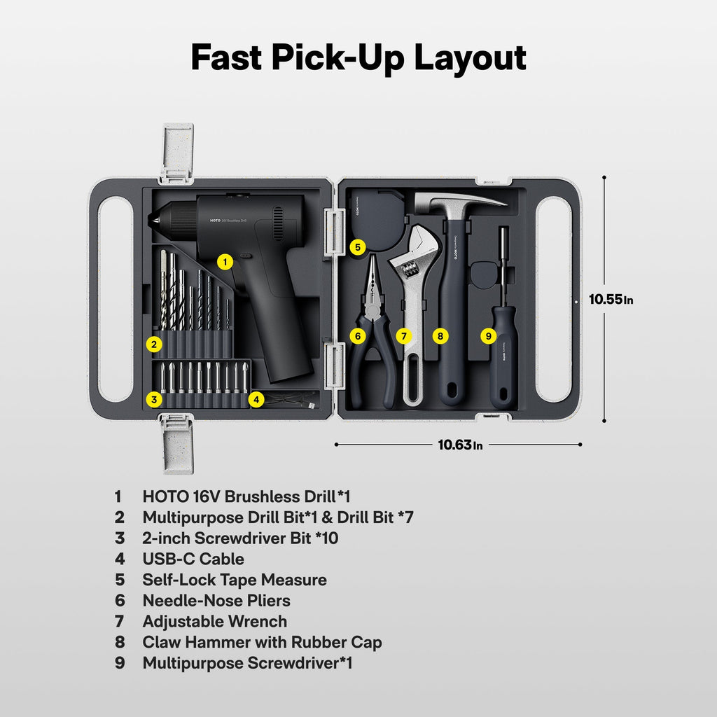 16V Brushless Drill Tool Kit - Electrifick Wants