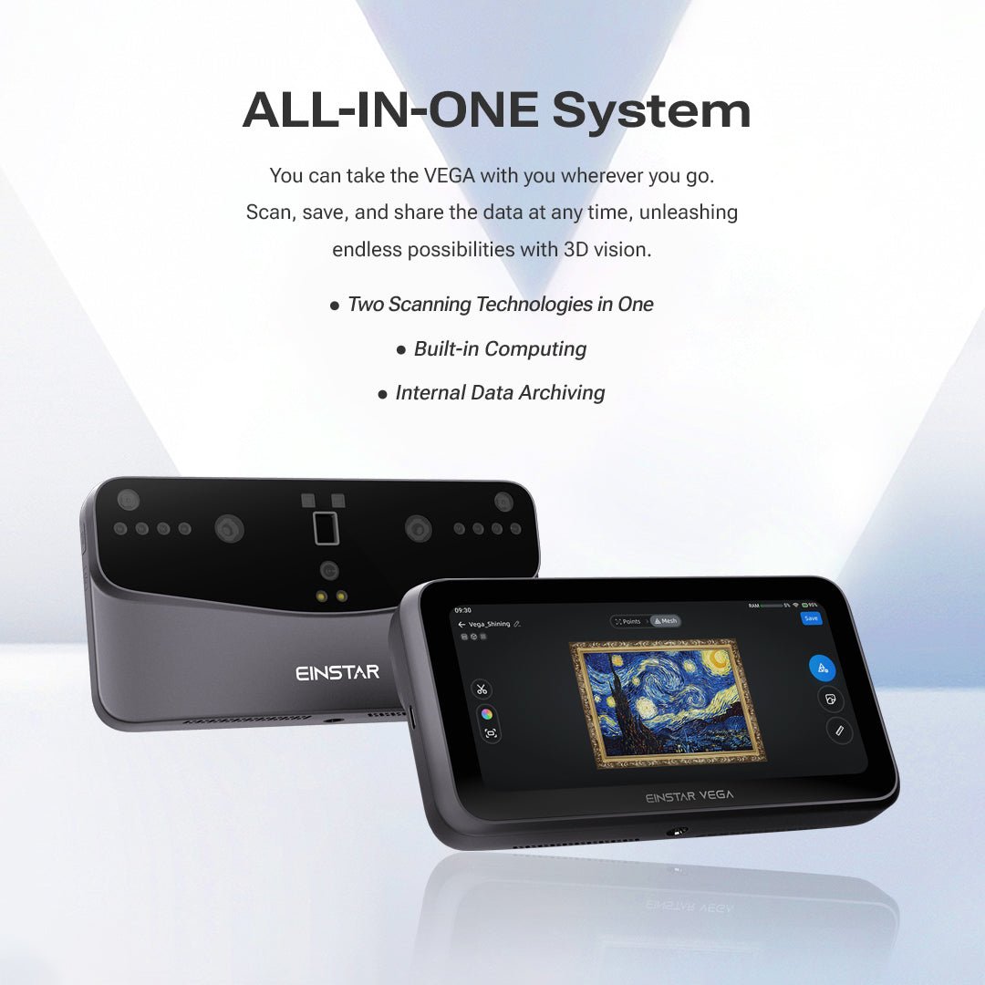 EINSTAR VEGA-Wireless All-In-One 3D Scanner - Electrifick Wants