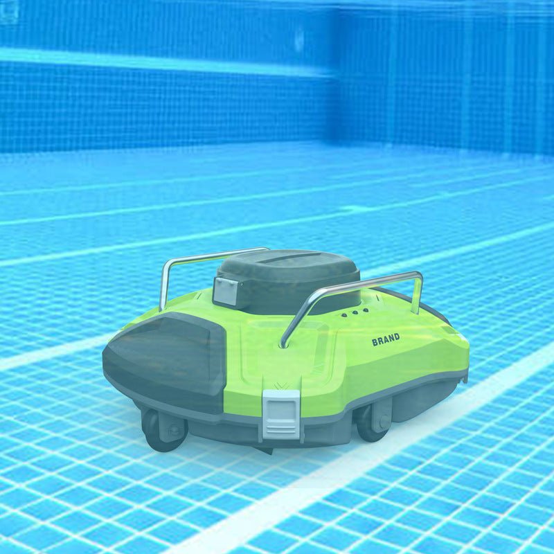 Ofuzzi Cyber 1000 H1 Cordless Robotic Pool Cleaner - Lime Green & Silver | Automatic Above-Ground Pool Vacuum, 90-Min Runtime, Self-Parking Tech - Electrifick Wants