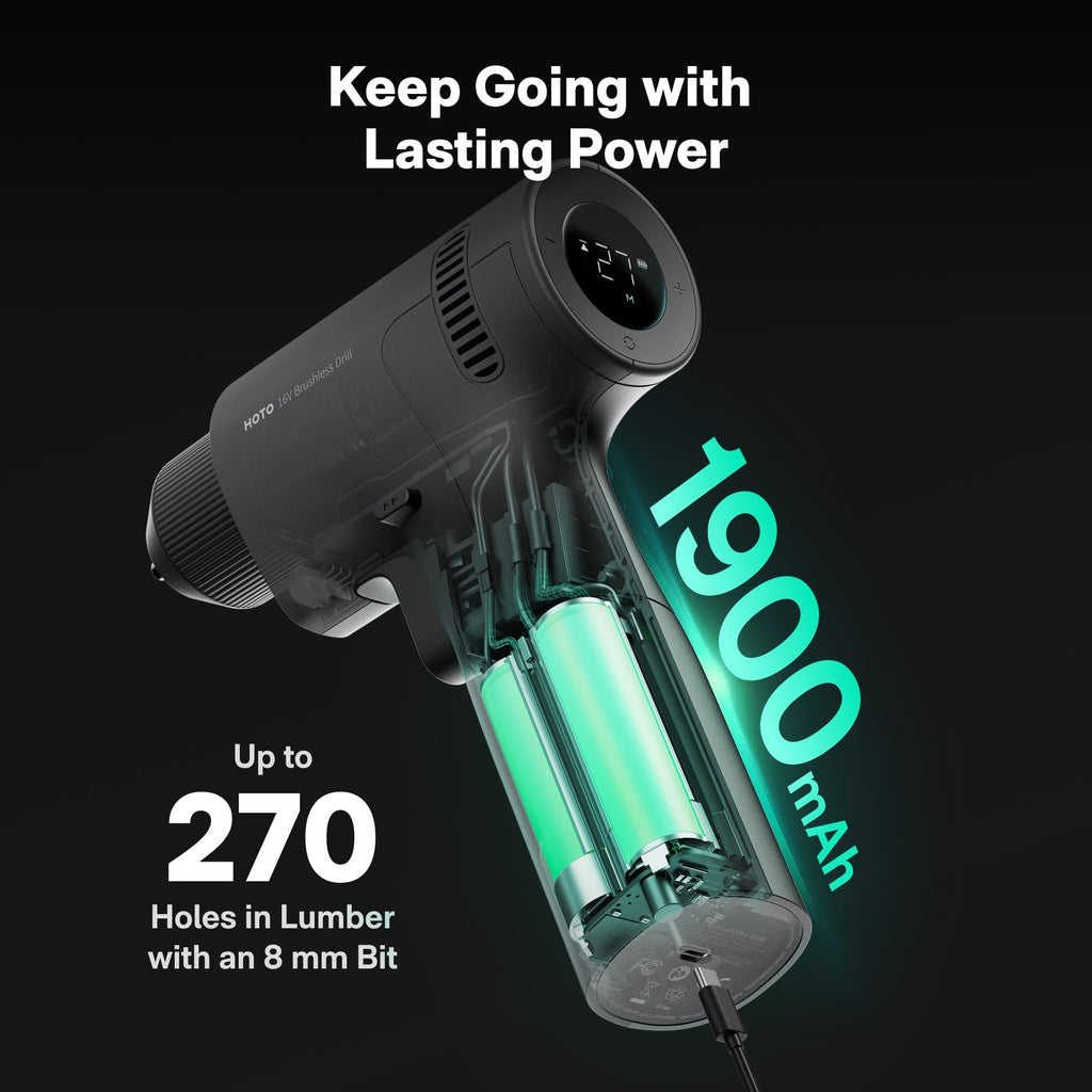 HOTO 16V Brushless Drill - Electrifick Wants
