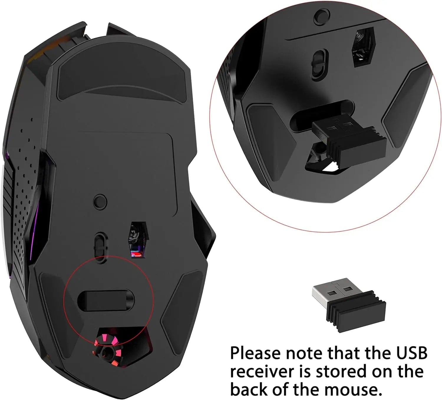 X18 Wireless Gaming Mouse 2.4G 7 RGB - Electrifick Wants