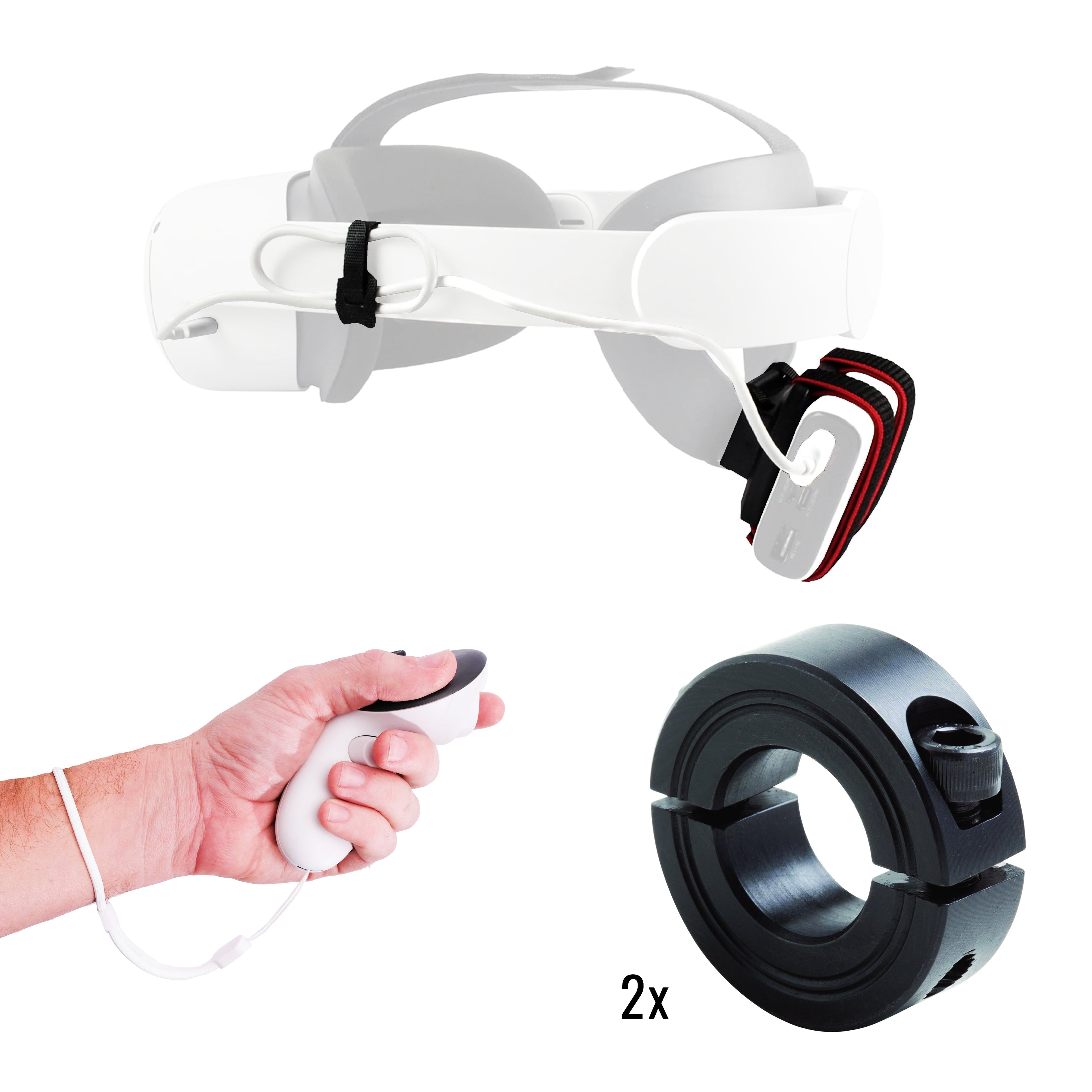 DriVR Ace - VR Golf Club Handle Accessory - Compatible with Quest 3/3s and Pro - Electrifick Wants