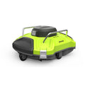 Ofuzzi Cyber 1000 H1 Cordless Robotic Pool Cleaner - Lime Green & Silver | Automatic Above-Ground Pool Vacuum, 90-Min Runtime, Self-Parking Tech - Electrifick Wants