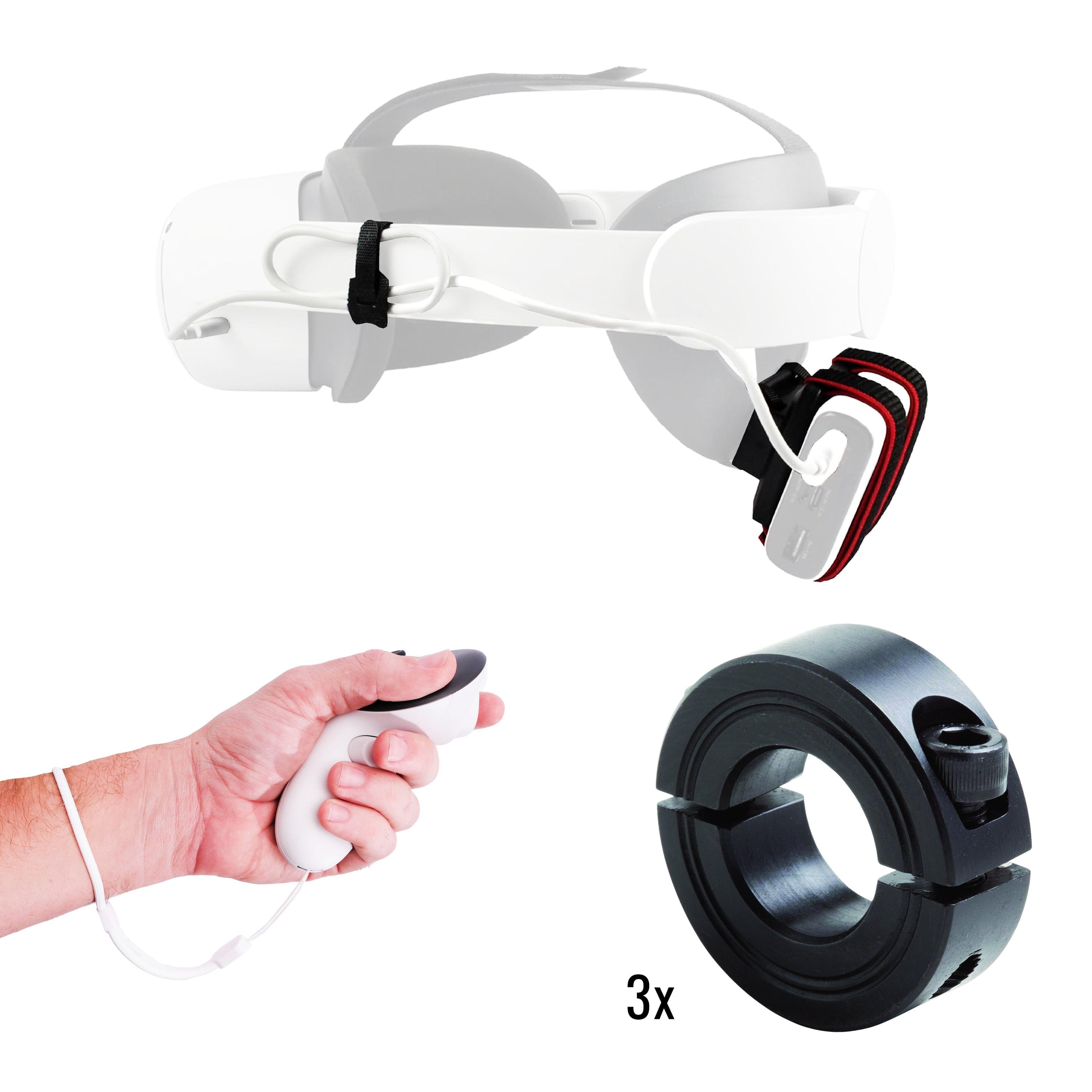 DriVR Ace - VR Golf Club Handle Accessory - Compatible with Quest 3/3s and Pro - Electrifick Wants